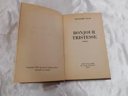 F. Sagan - Bonjour Tristesse