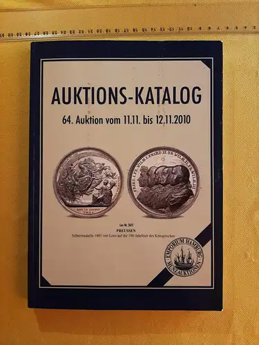 Auktions-Katalog 64. Auktion vom 11.11 bis 12.11.2010