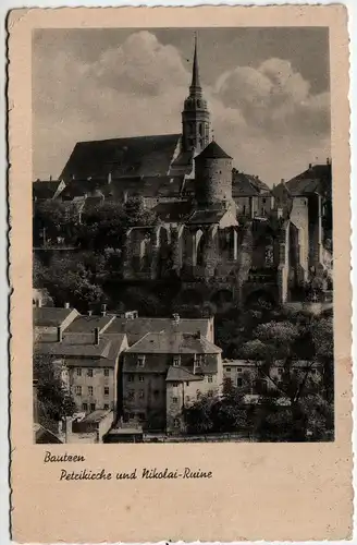 Bautzen Petrikirche und Nikolai-Ruine