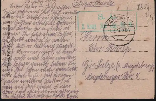 Das zerstörte Passchendaele - 1917