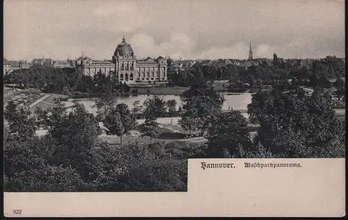 Hannover, Maschparkpanorama