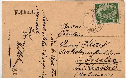 Heidenreichstein N.Ö - 1916