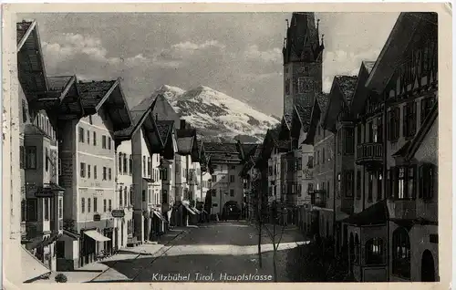 Kitzbühel Tirol Hauptstrasse - 1938