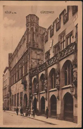 Köln, Gürzenich in der Martinstrasse - 1911