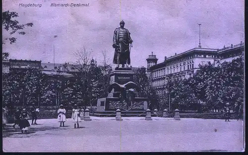 Magdeburg, Bismarck-Denkmal - 1910