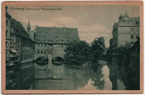 Nürnberg, Partie a.d. Museumbrücke