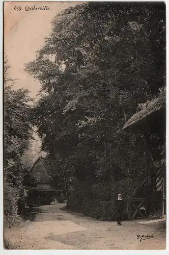 Quiberville, eine Hütte im Wald