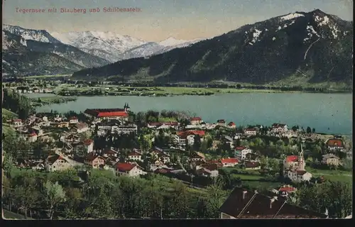 Tegernsee mit Blauberg und Schildenstein