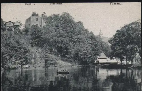 Tharandt, Gondelteich und Ruine - 1924