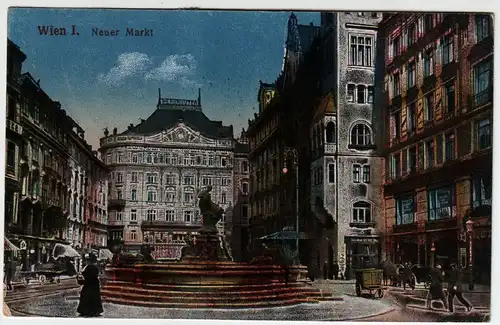 Wien I. Neuer Markt.