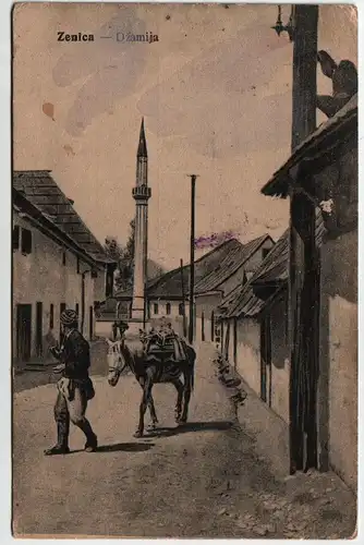 Zenica - Dzamija - 1917