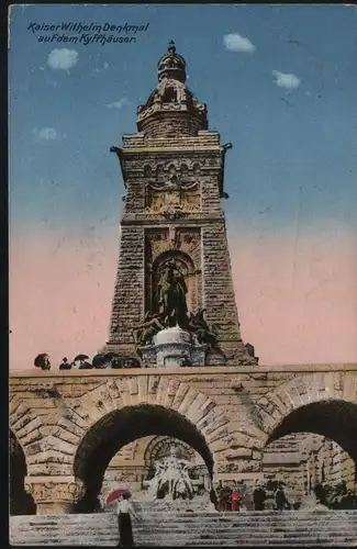 Kaiser Wilhelm Denkmal auf dem Kyffhäuser (1916)