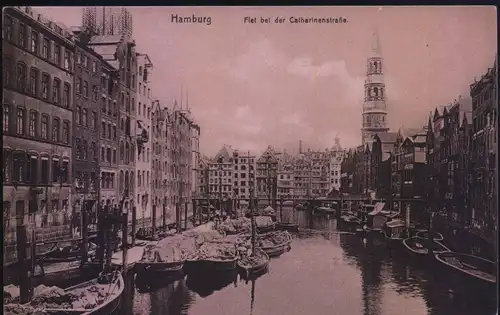 Hamburg, Flet bei der Catharinenstraße