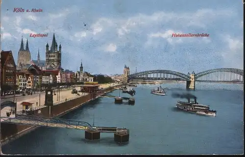 Köln a. Rhein Leystapel Hohenzollernbrücke