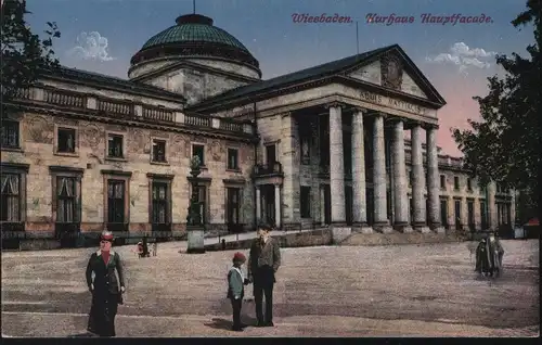 Wiesbaden. Kurhaus Hauptfacade