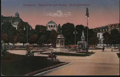 Stuttgart Schloßplatz mit Herzog