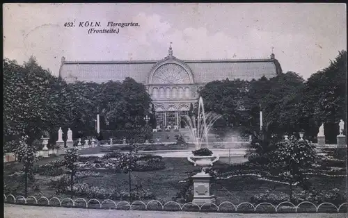 Köln Floragarten (Frontseite) (jahr 1913)