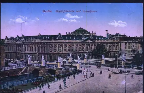Berlin Schloßbrücke mit Zeughaus (jahr 1916)