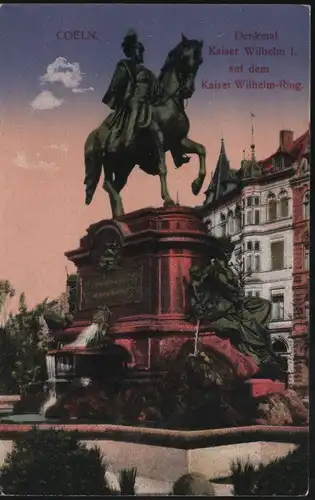 Coeln Denkmal kaiser Wilhelm 1
