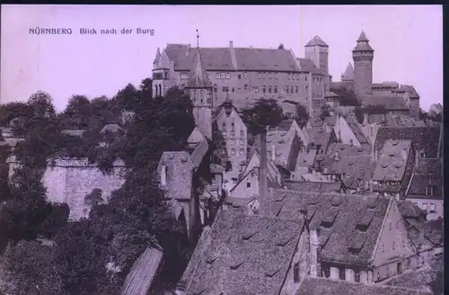 Nürnberg Blick nach Burg