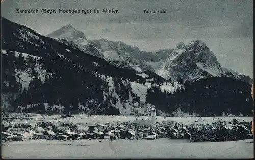 Garmisch (Bayr. Hochgebirge) im Winter