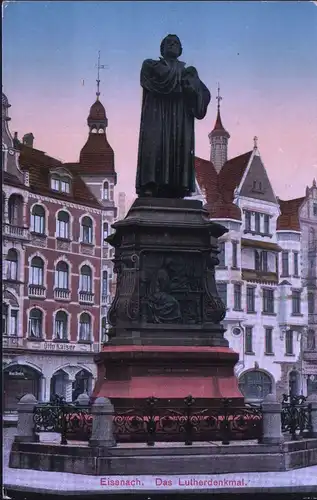 Eisenach. Das Lutherdenkmal