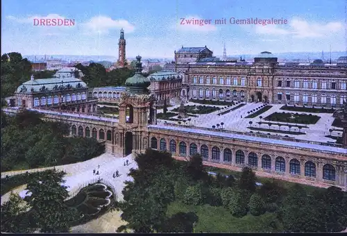 Dresden Zwinger mit Gemäldegalerie