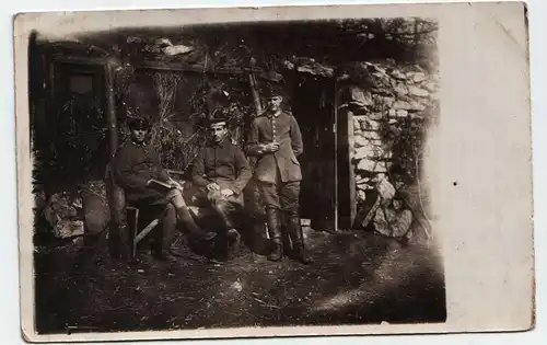 Soldaten Gruppe  07 / Original Fotokarte / Weltkrieg 1 ?