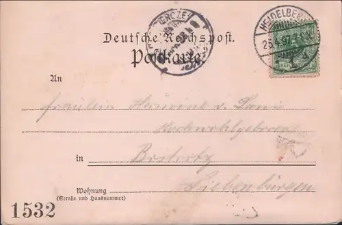 Germany - Heidelberg - jahr circa 1900