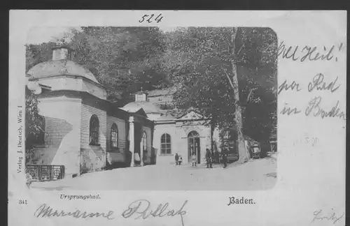 Baden . Ursprungsbad. / Jahr: 1998-1900