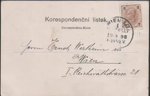 Beroun. - Plenzske predmesti / Jahr: 1898