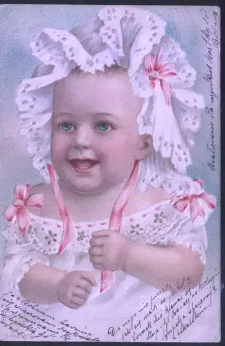 Laughing child, year 1901