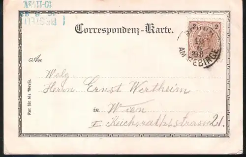 Gruss aus Maria Enzersdorf 1898
