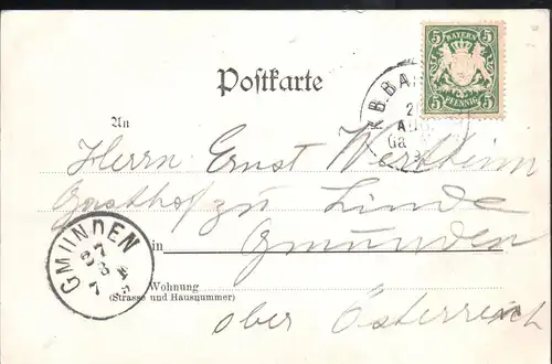 Gruss aus Murnau / Bayern 1898