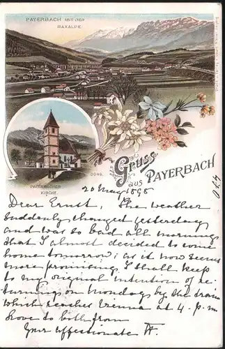 Gruss aus Payerbach / Jahr : 1898-1900