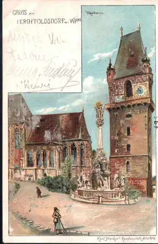 Gruss aus Perchtoldsdorf bei Wien / 1898