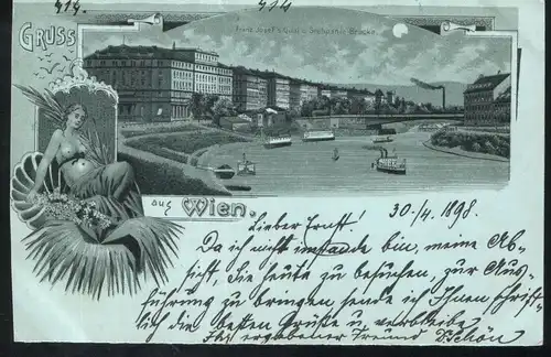 Gruss aus Wien / 1898 jahr