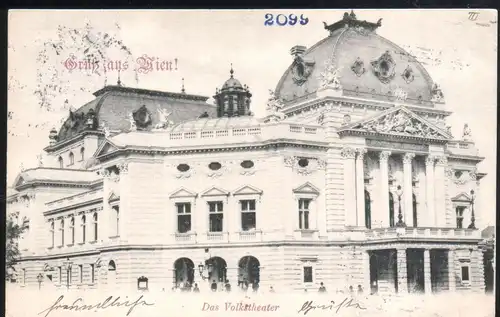 Gruß aus Wien ! Das Volkstheater