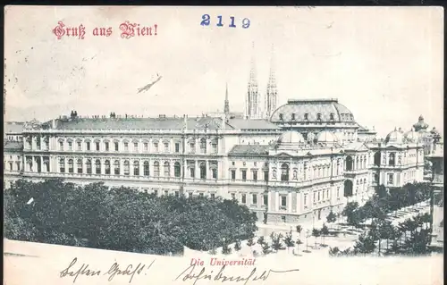 Gruss aus Wien. Die Universitat