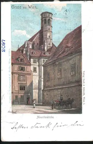 Gruss aus Wien. Minoritenkirche
