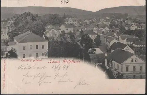 Lazne Belohrad. Celkovy pohled. / XIX century