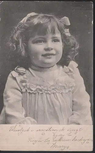 Little girl / year 1904-1910