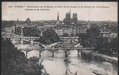 Paris panorama sur la Seine