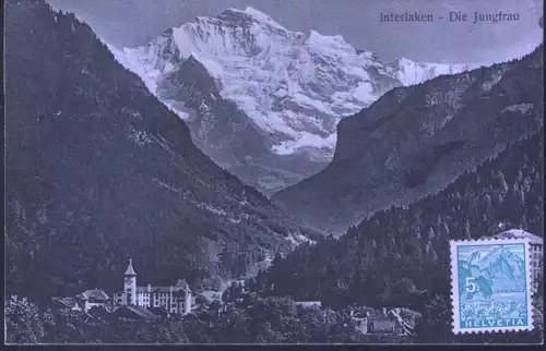 Schweiz - Interlaken - Die Jungfrau - jahr 1935