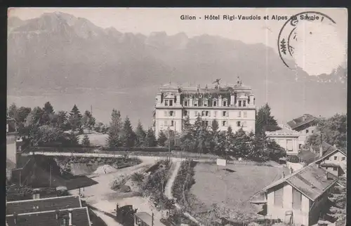Suisse - Glion - Hotel Rigi - Vaudois et Alpes