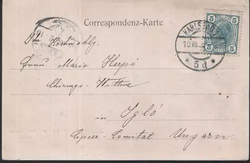 Tschechische Republik - Karlsbad, 1905