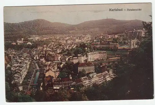 Karlsbad - Totalansicht / 1914 jahr