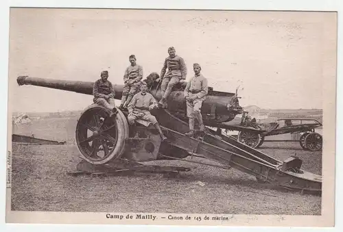 Camp de Mailly - Canon de 145 de marine