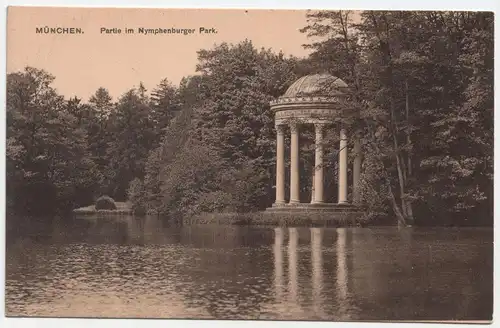 München. Partie im Nymphenburger Park.