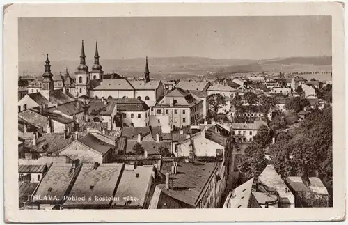 Jihlava. Pohled s kostelni veze.